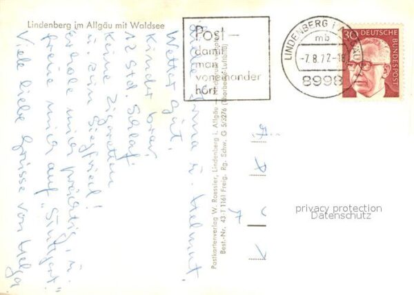 Lindenberg Allgaeu Waldsee Fliegeraufnahme – Bild 2