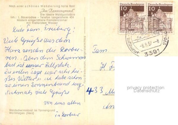 Wolfshagen Harz Waldschwimmbad Tannengrund – Bild 2