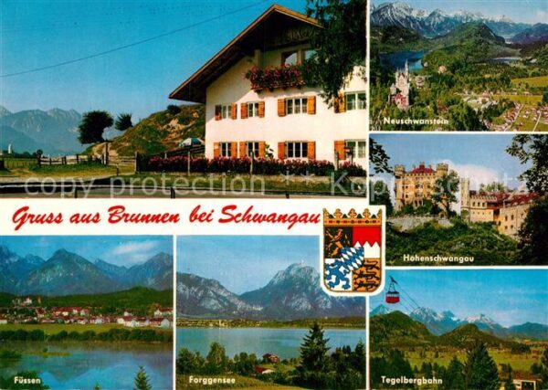 Brunnen Schwangau Haus Hohenadl Neuschwanstein Füssen For