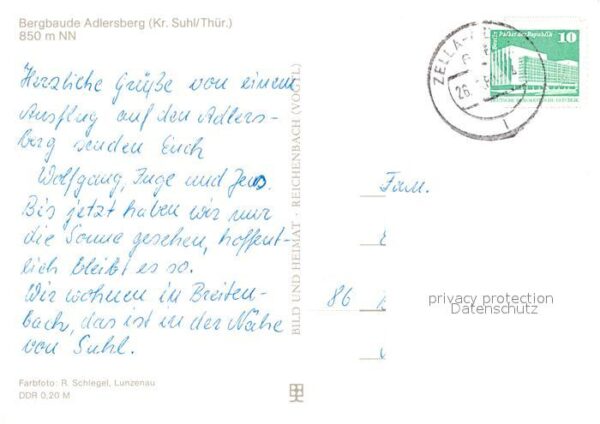 Adlersberg Suhl Bergbaude – Bild 2