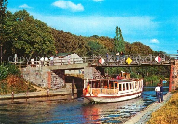 Malchow Lenzer Kanal Brücke Gaststätte Lenzer K