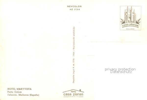 Porto Colom Hotel Maryvista Fliegeraufnahme – Bild 2