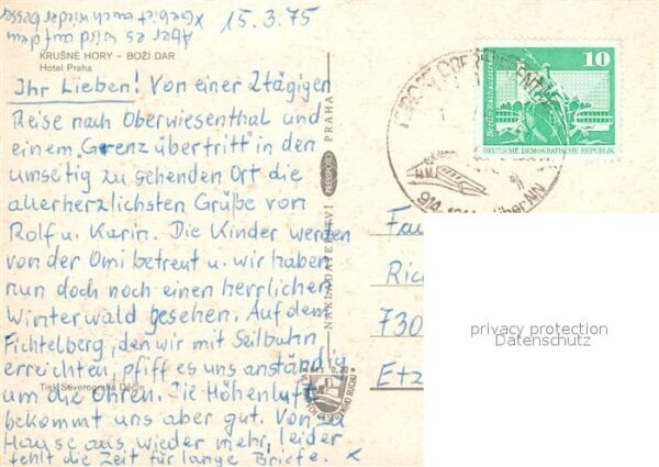 Bozi Dar Gottesgab Hotel Praha Krusne Hory – Bild 2