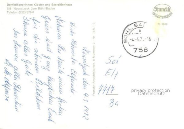 Neusatzeck Dominikanerinnen Kloster Exerzitienhaus – Bild 2
