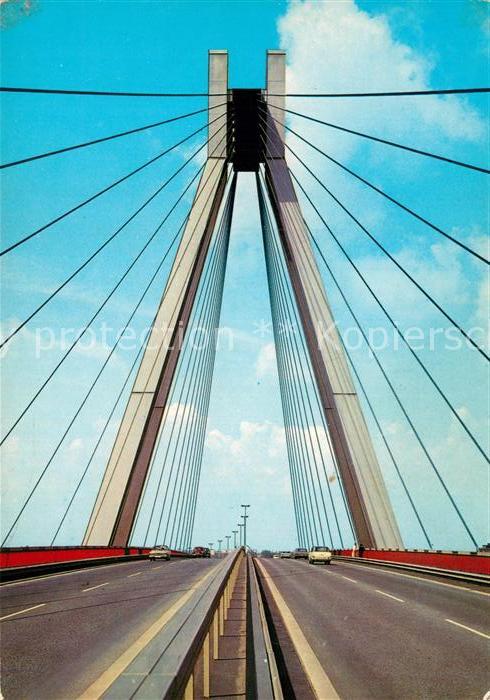 Ludwigshafen Rhein Hängebrücke