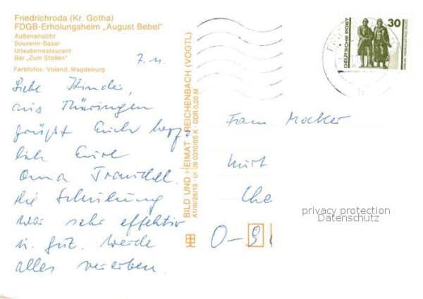 Friedrichroda Erholungsheim August Bebel – Bild 2
