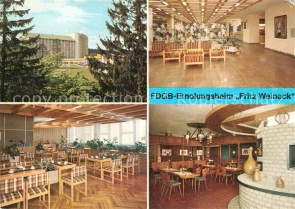 Oberhof Zella-Mehlis Erholungsheim Fritz Weineck