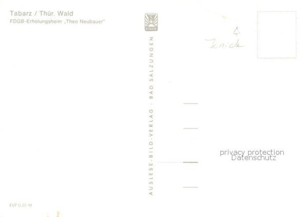 Tabarz Erholungsheim Theo Neubauer – Bild 2