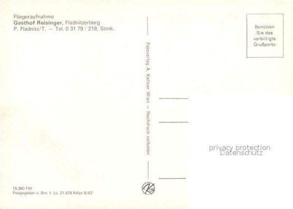 Fladnitz Teichalm Fliegeraufnahme Gasthof Reisinger – Bild 2