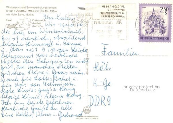Oberau Wildschoenau Tirol Fliegeraufnahme Hohe Salve – Bild 2