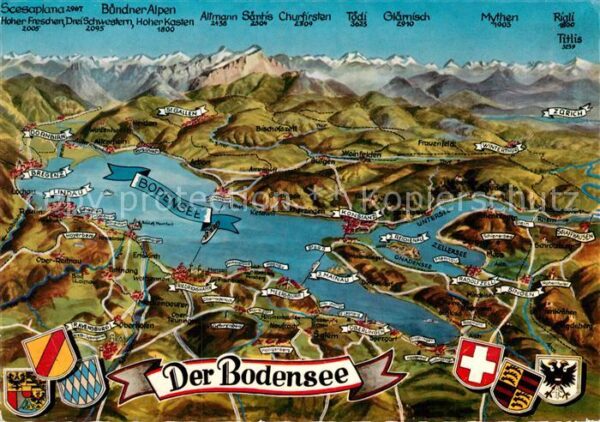 Bodensee Panoramakarte