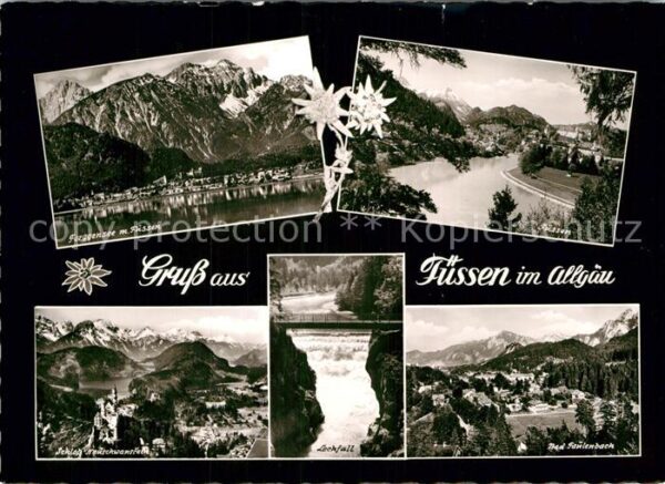 Fuessen Allgaeu Forggensee Lechfall Schloss Neuschwanst