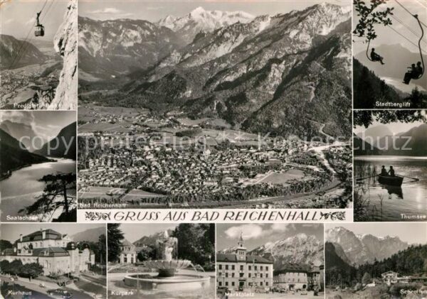Bad Reichenhall Marktplatz Kurpark Kurhaus Predigtstuhl