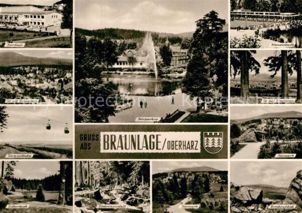 Braunlage Kurhaus Kurparksee Bodewasserfall