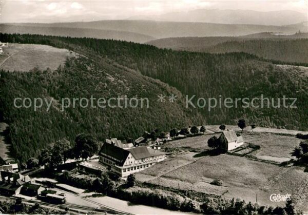 St Andreasberg Harz Berghotel Glockenberg-Baude Fliegeraufn