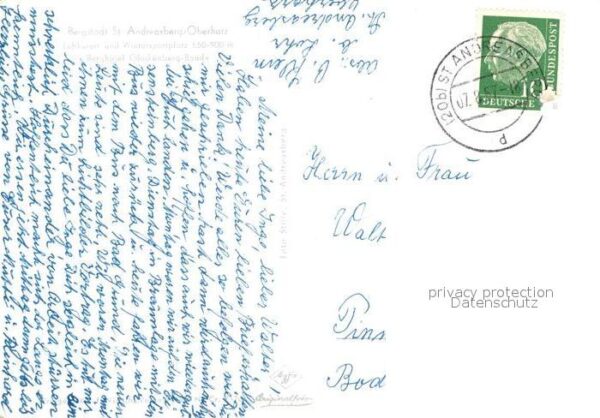 St Andreasberg Harz Berghotel Glockenberg-Baude Fliegeraufn – Bild 2
