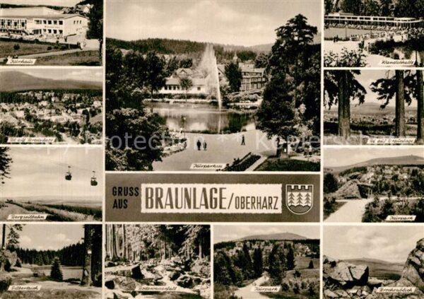 Braunlage Kurhaus Kurparksee Bodewasserfall Silbe