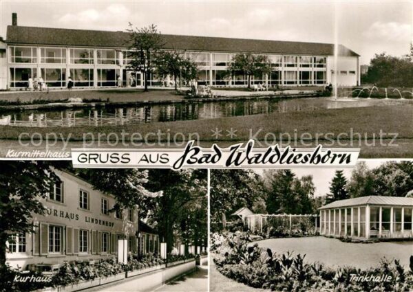 Bad Waldliesborn Kurmittelhaus Kurhaus Trinkhalle
