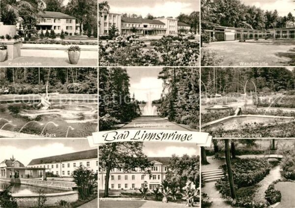 Bad Lippspringe Kursanatorium Lippequelle Kurhaus Kaise