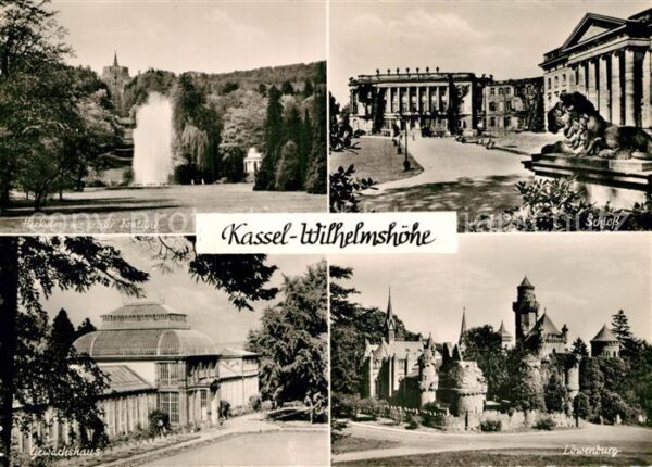 Wilhelmshoehe Kassel Schloss Löwenburg Gewächshaus Herkules