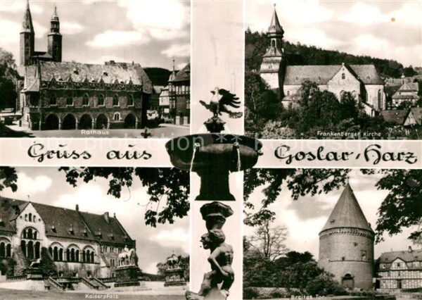 Goslar Rathaus Frankenberger Kirche Kaiserpfal