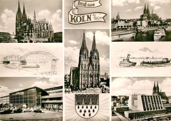 Koeln Rhein Dom Bahnhof