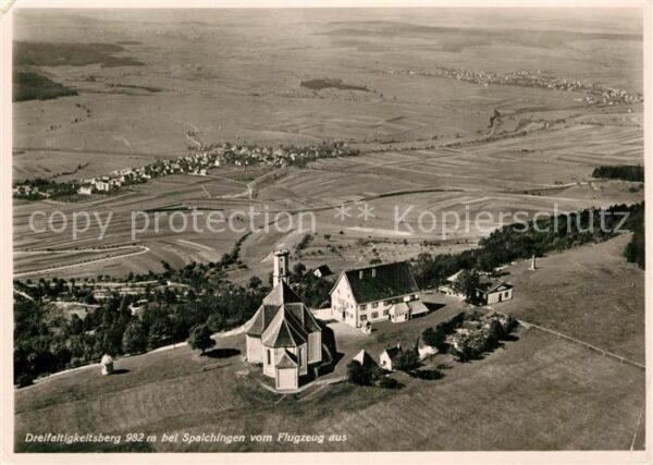 Spaichingen Dreifaltigkeitsberg Fliegeraufnahme