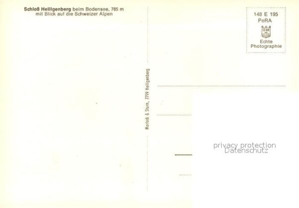 Heiligenberg Baden Schloss Heiligenberg Schweizer Alpen – Bild 2