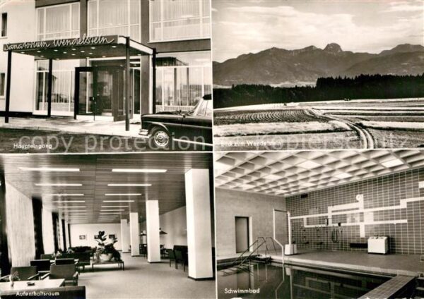 Bad Aibling Sanatorium Wendelstein Schwimmbad Aufen