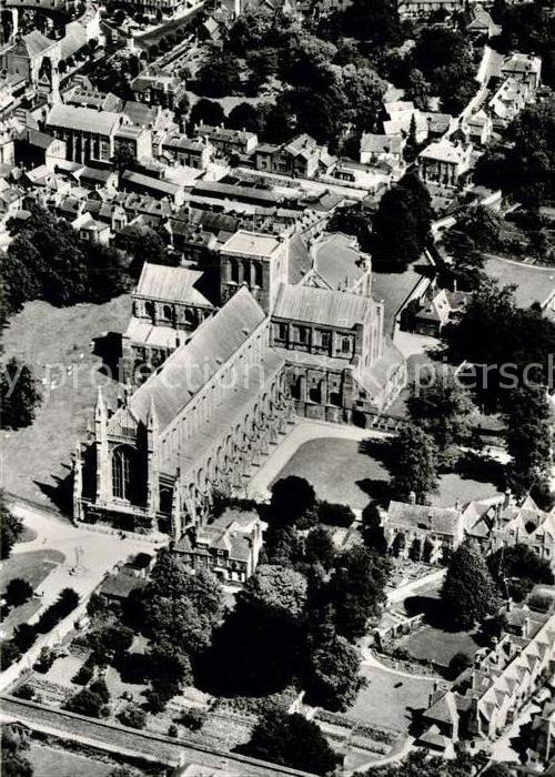 Winchester Cathedral Aerial View Fliegeraufnahme