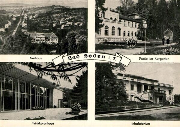 Bad Soden Taunus Kurhaus Trinkkuranlage Inhalatorium