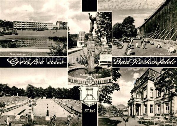 Bad Rothenfelde Sanatorium Gradierwerk Sole-Freibad Bad