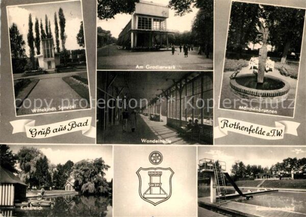 Bad Rothenfelde Gradierwerk Märchenbrunnen Sole-Schwimm