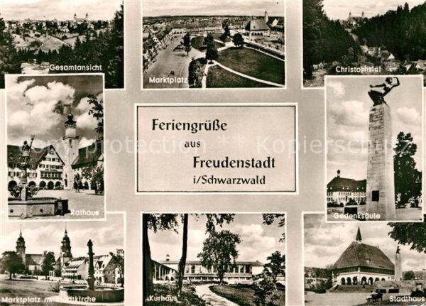 Freudenstadt Rathaus Marktplatz Kurhaus Stadthaus Ge