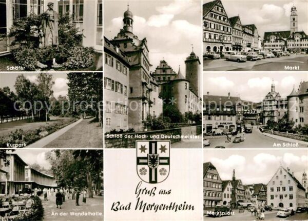 Bad Mergentheim Schäfer Markt Schloss Marktplatz Kurpar