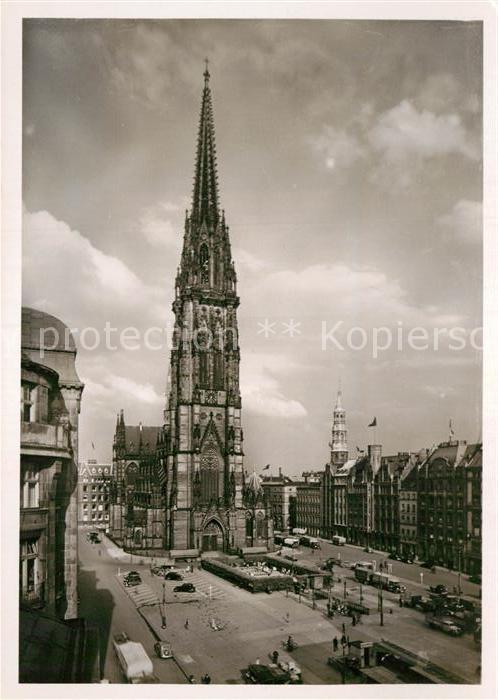 Hamburg Nikolaikirche Hopfenmarkt