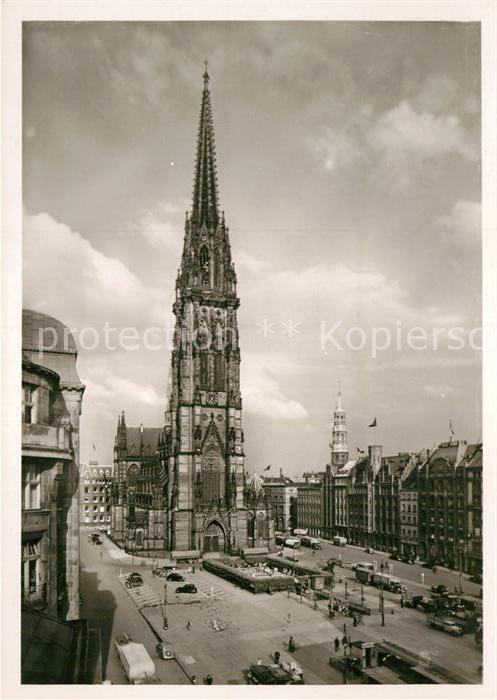 Hamburg Nikolaikirche Hopfenmarkt