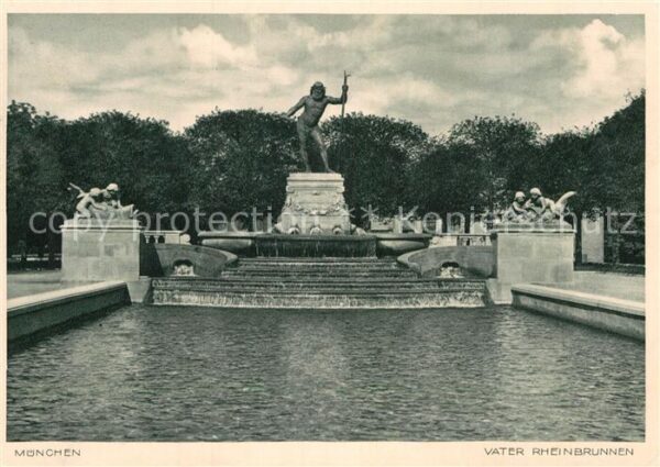 Muenchen Vater Rheinbrunnen