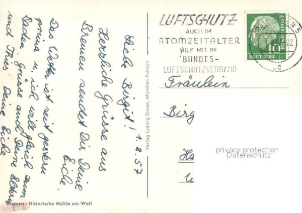 Bremen Historische Mühle am Wall – Bild 2
