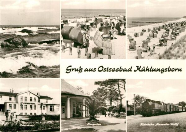 Kuehlungsborn Ostseebad Ostseehotel Kurgarten Kleinbahn Rasende