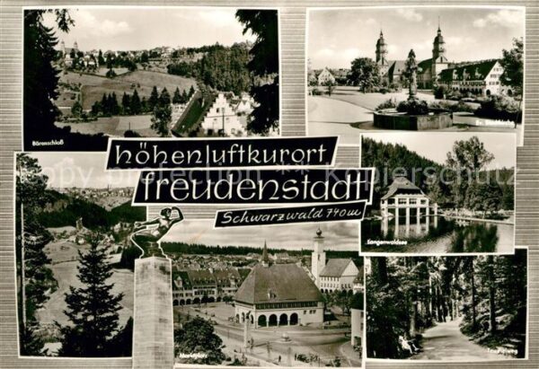 Freudenstadt Bärenschloss Marktplatz Evangelische St