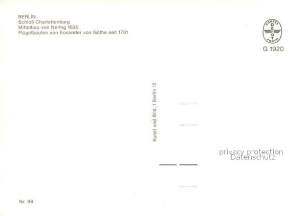 Berlin Schloss Charlottenburg Fliegeraufnahme – Bild 2