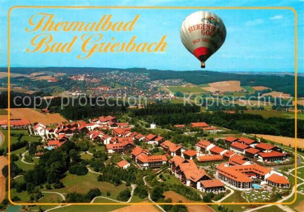 Bad Griesbach Rottal Fliegeraufnahme Heissluftballon