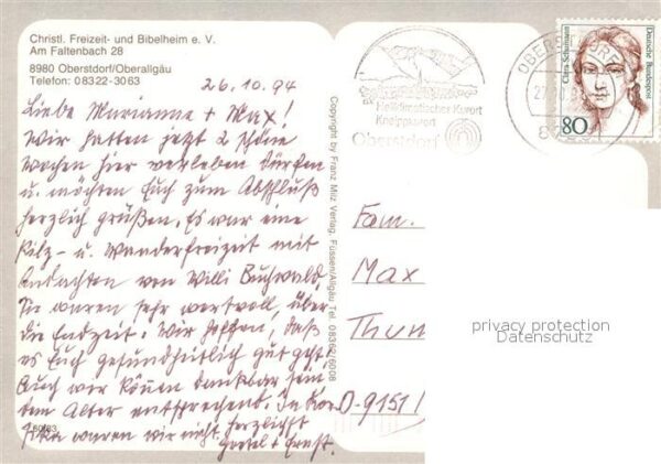 Oberstdorf Christliches Freizeitheim – Bild 2