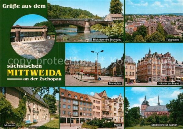 Mittweida Zschopau Marktplatz Museum Markt Stadtk