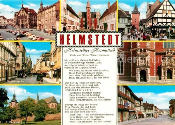 Helmstedt Heimatlied Rathaus Neumärker Strasse Ju
