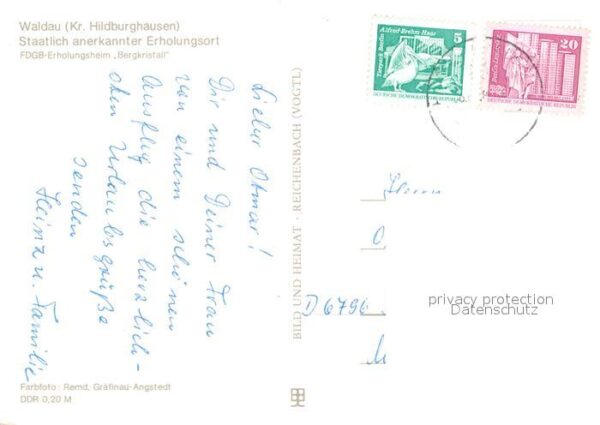Waldau Hildburghausen Erholungsheim Bergkristall – Bild 2