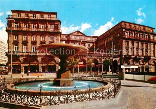 Frankfurt Main Kaiserplatz Hotel Frankfurter Hof