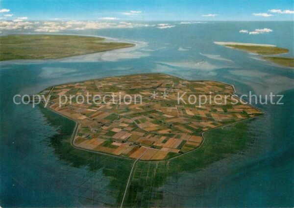 Nordstrand Fliegeraufnahme Insel Pellworm Hallig N