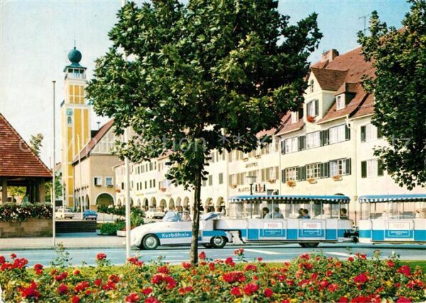 Freudenstadt Kurbähnle Marktplatz Rathaus